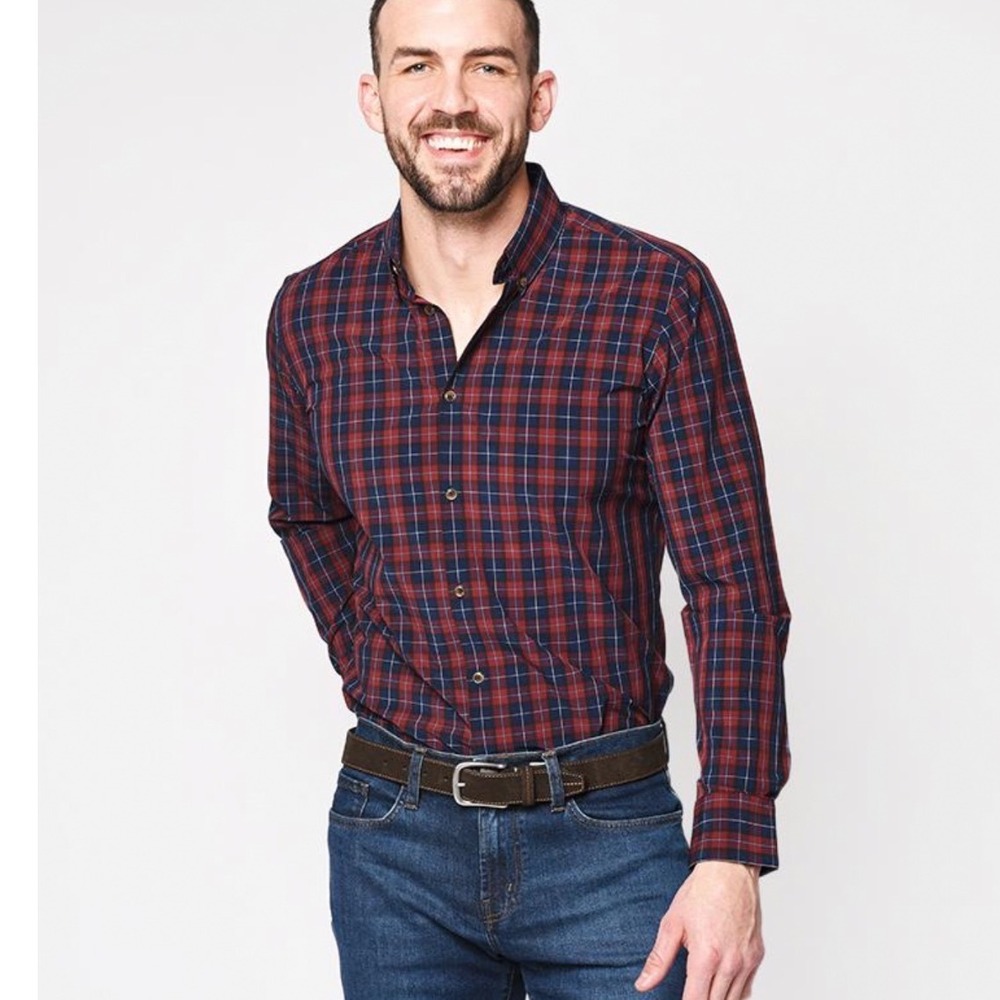 MIZZEN+MAIN  Draper Button Down Shirt XL